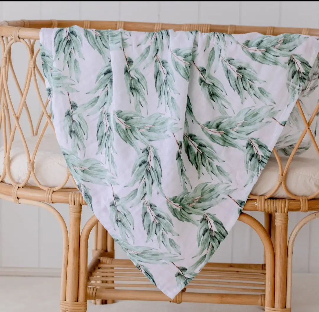 Organic Cotton Muslin Swaddle Wrap
