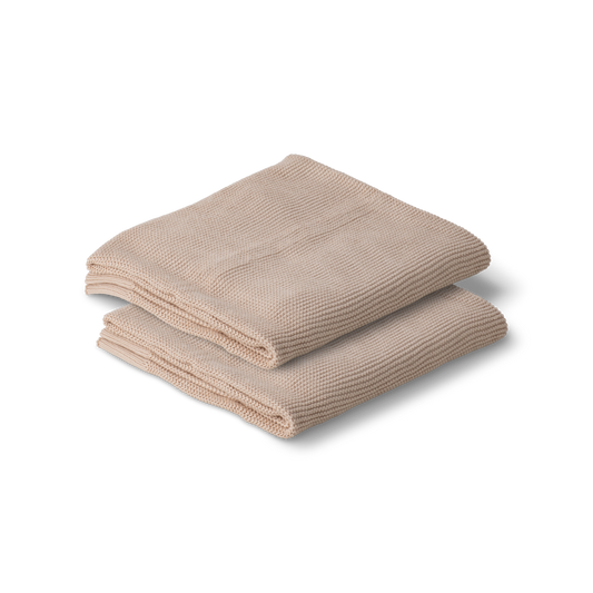 Personalised 100% Cotton Classic Knit Baby Blanket | Merino