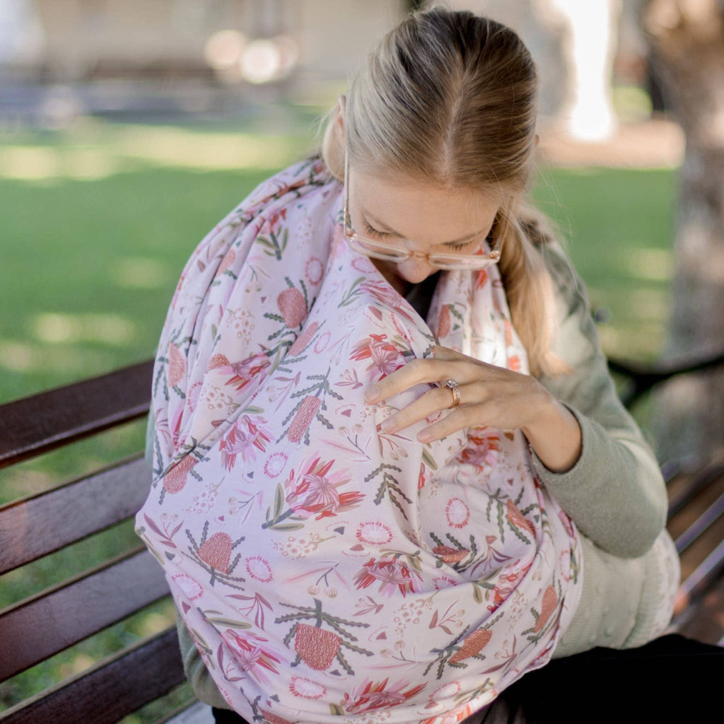 Multi-Use Nursing Mama Cover - Gumnut Blossoms