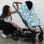 Multi-Use Nursing Mama Cover - Blue Gum Leaf - SPECIAL EDITION