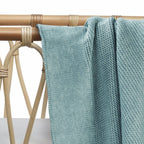 Cotton Classic Knit Baby Blanket - Mantis Green