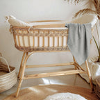 Cotton Classic Knit Baby Blanket - Dove Grey