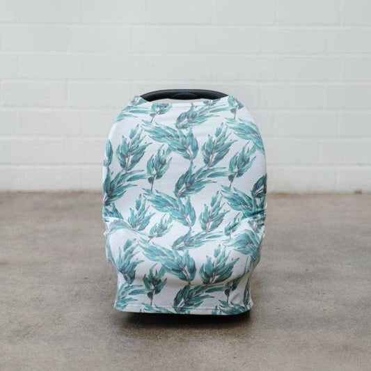 Multi-Use Nursing Mama Cover - Blue Gum Leaf - SPECIAL EDITION
