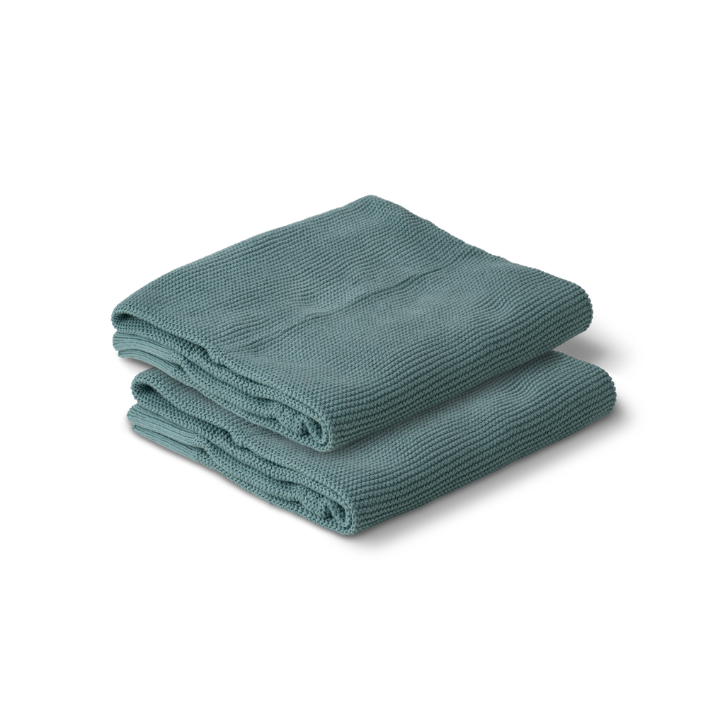 Cotton Classic Knit Baby Blanket - Mantis Green