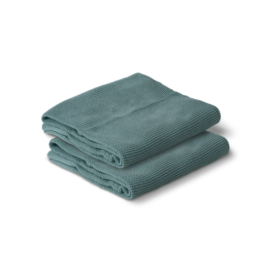 Personalised 100% Cotton Classic Knit Baby Blanket - Mantis Green