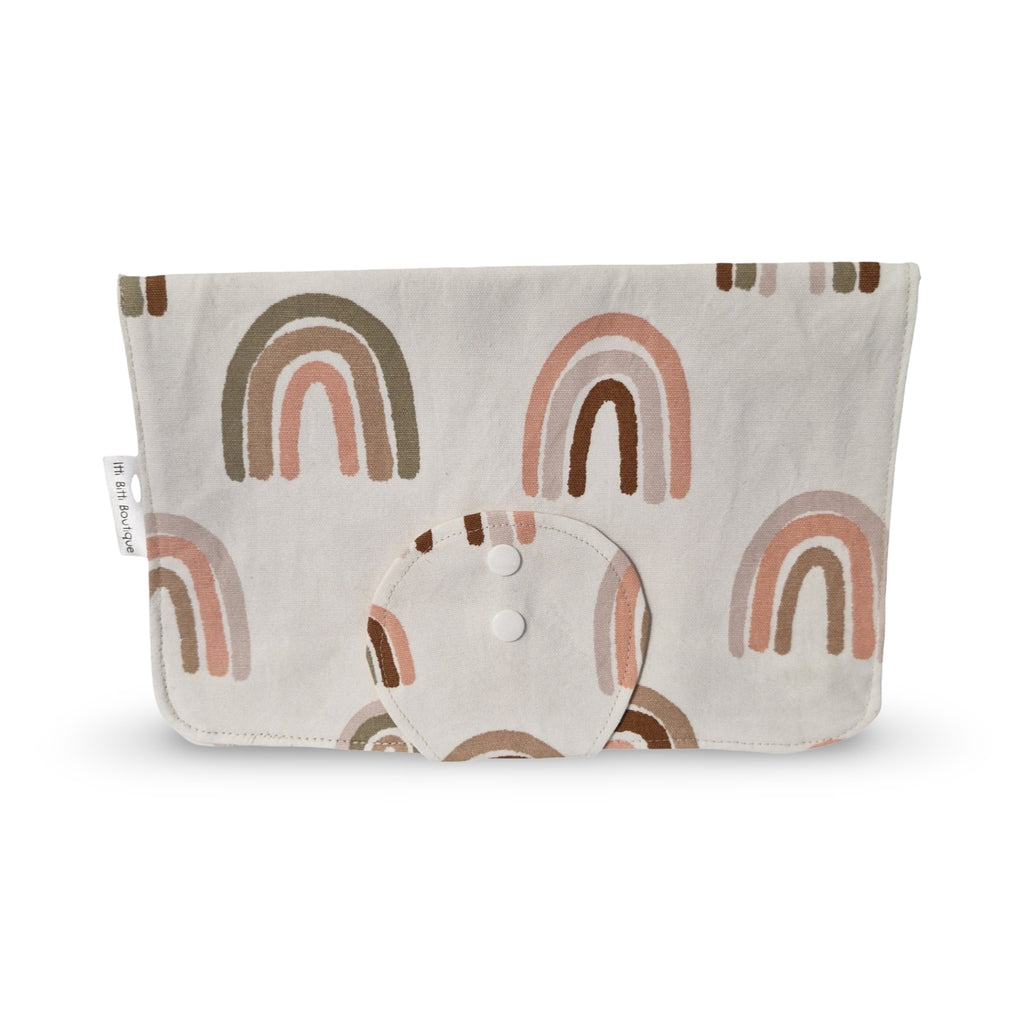 Pastal Rainbow Nappy Clutch
