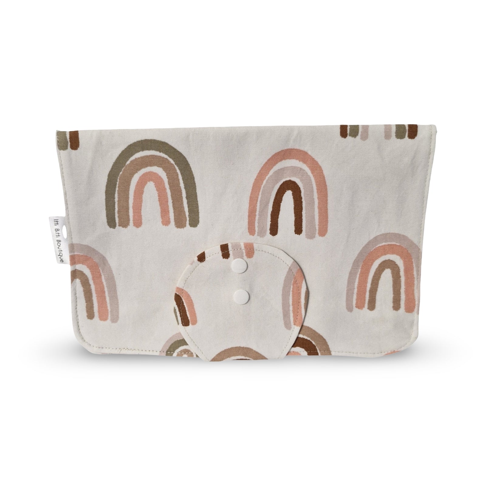 Pastal Rainbow Nappy Clutch