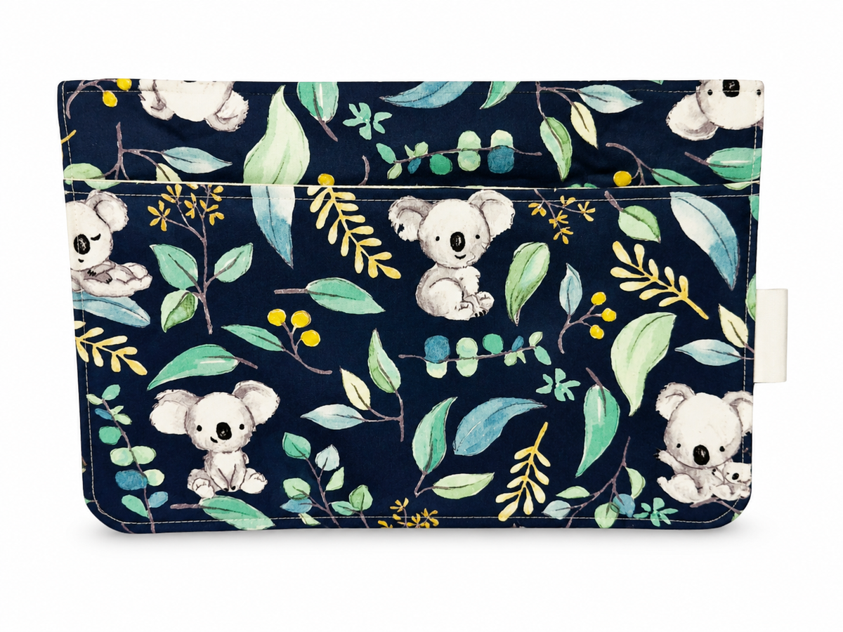 Navy Baby Koala Nappy Clutch