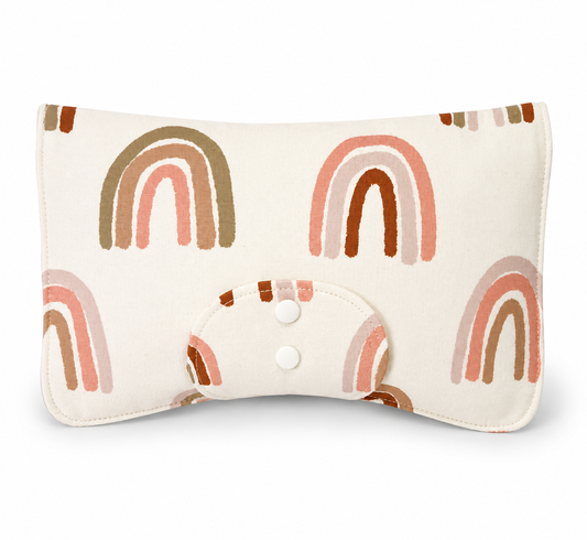 Pastal Rainbow Nappy Clutch
