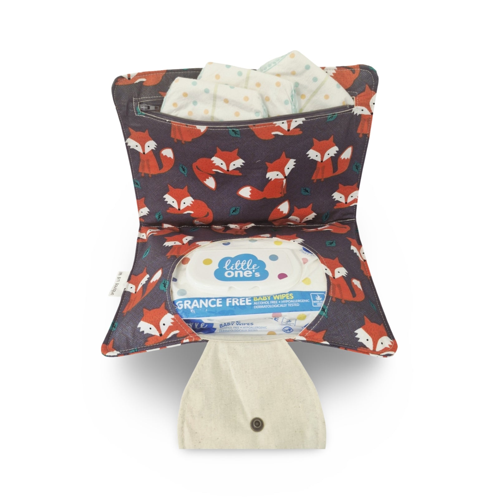 Baby Fox Nappy Clutch