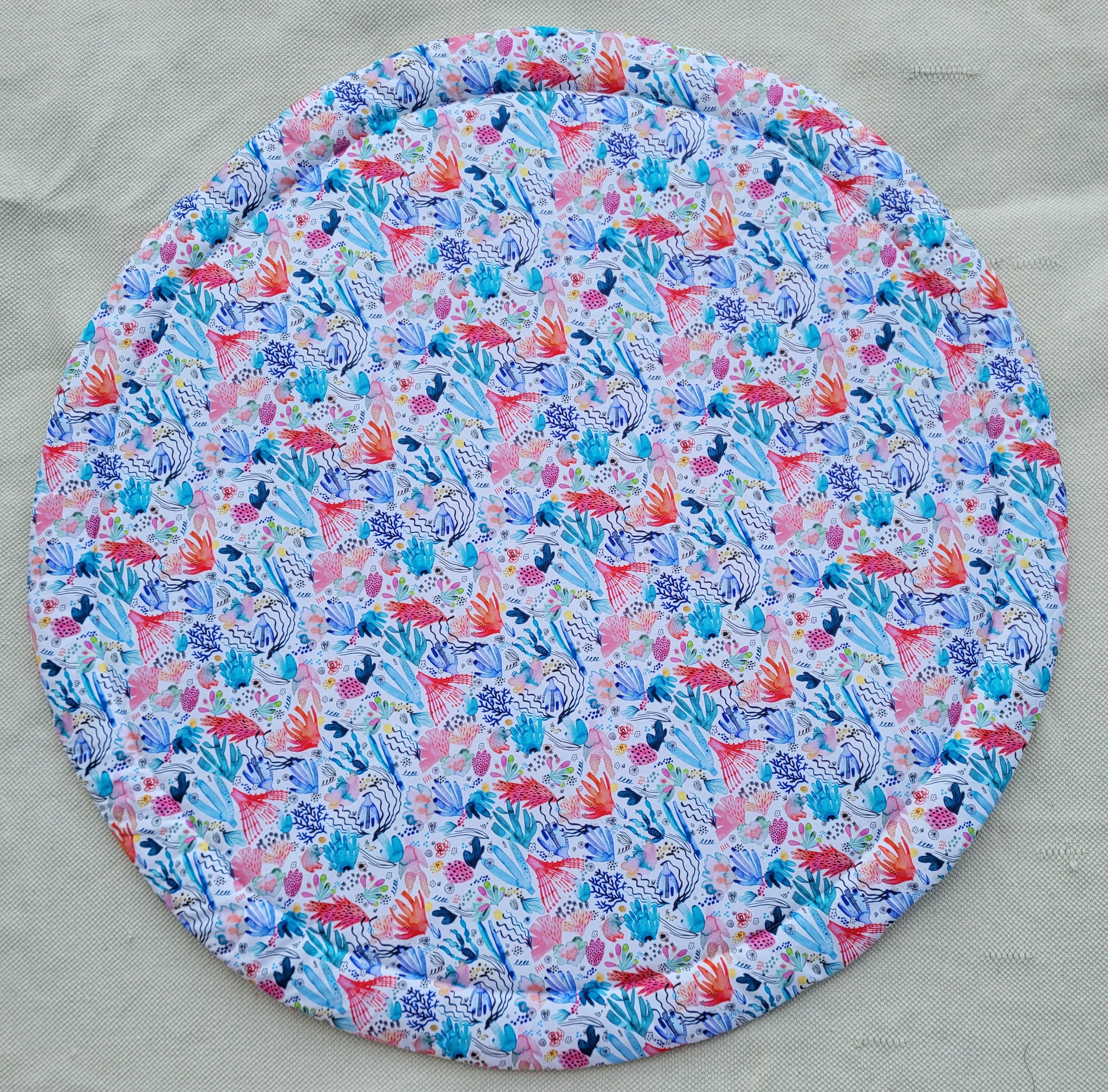 Handmade Coral playmat