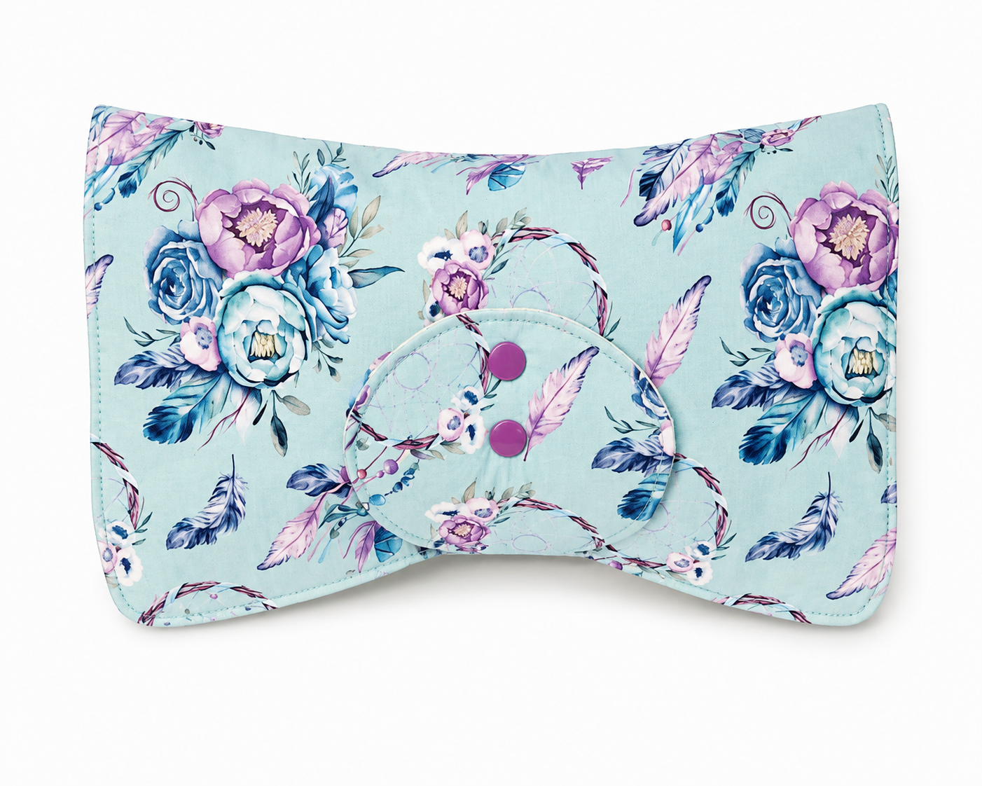 Aqua Dreamcatcher Nappy Clutch