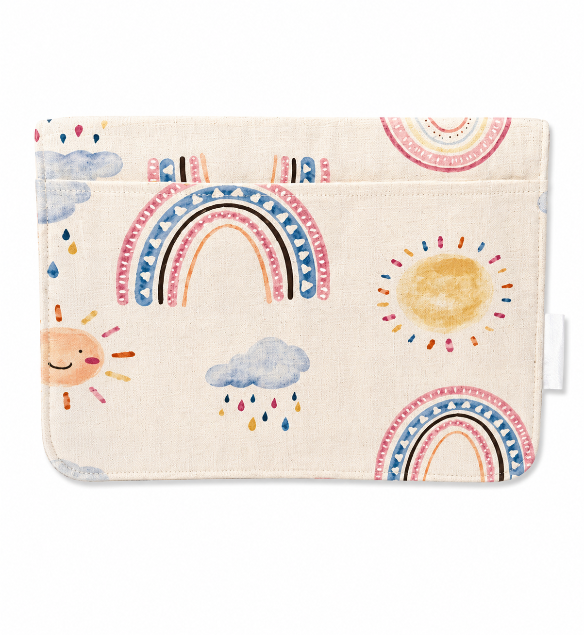Pastal Rainbow Nappy Clutch