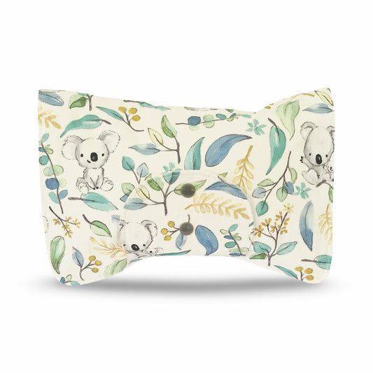 White Baby Koala Nappy Clutch
