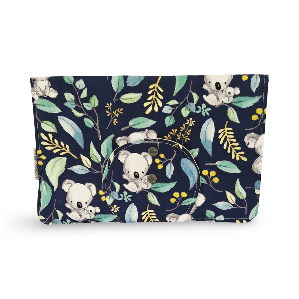 Navy Baby Koala Nappy Clutch