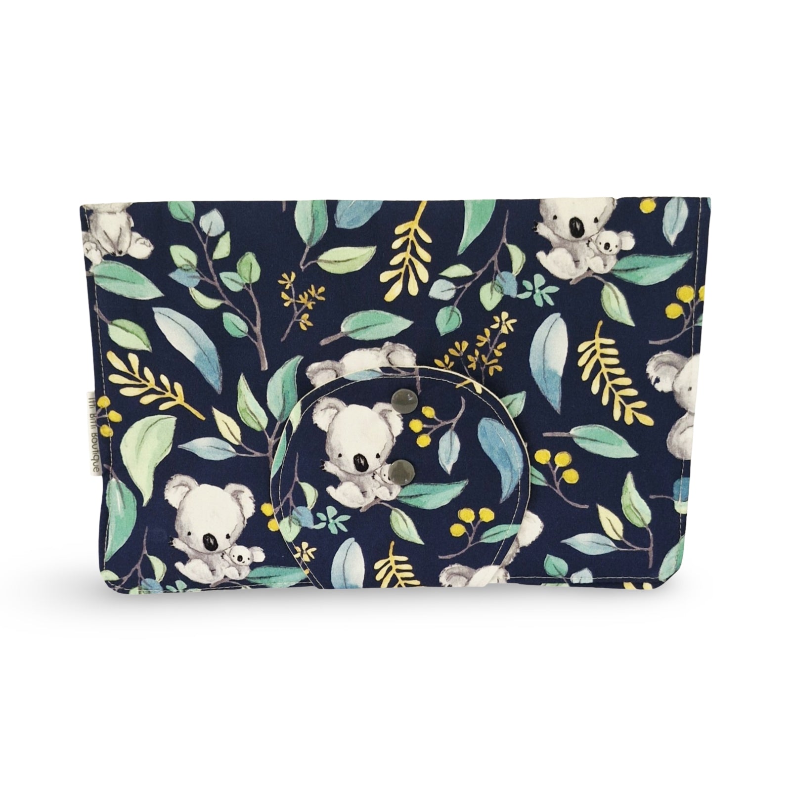 Navy Baby Koala Nappy Clutch