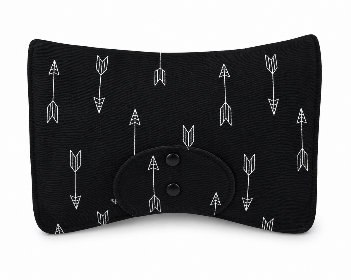 Black/White Arrows Nappy Clutch