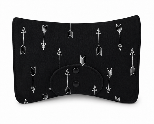Black/White Arrows Nappy Clutch
