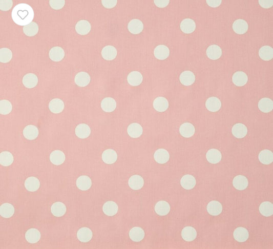 Baby Pink Polka Dot Nappy Clutch - MADE TO ORDER