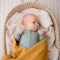 Organic Cotton Muslin Swaddle Wrap - Mustard