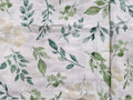 Cotton/Bamboo Muslin Swaddle Wrap - Water Leaves