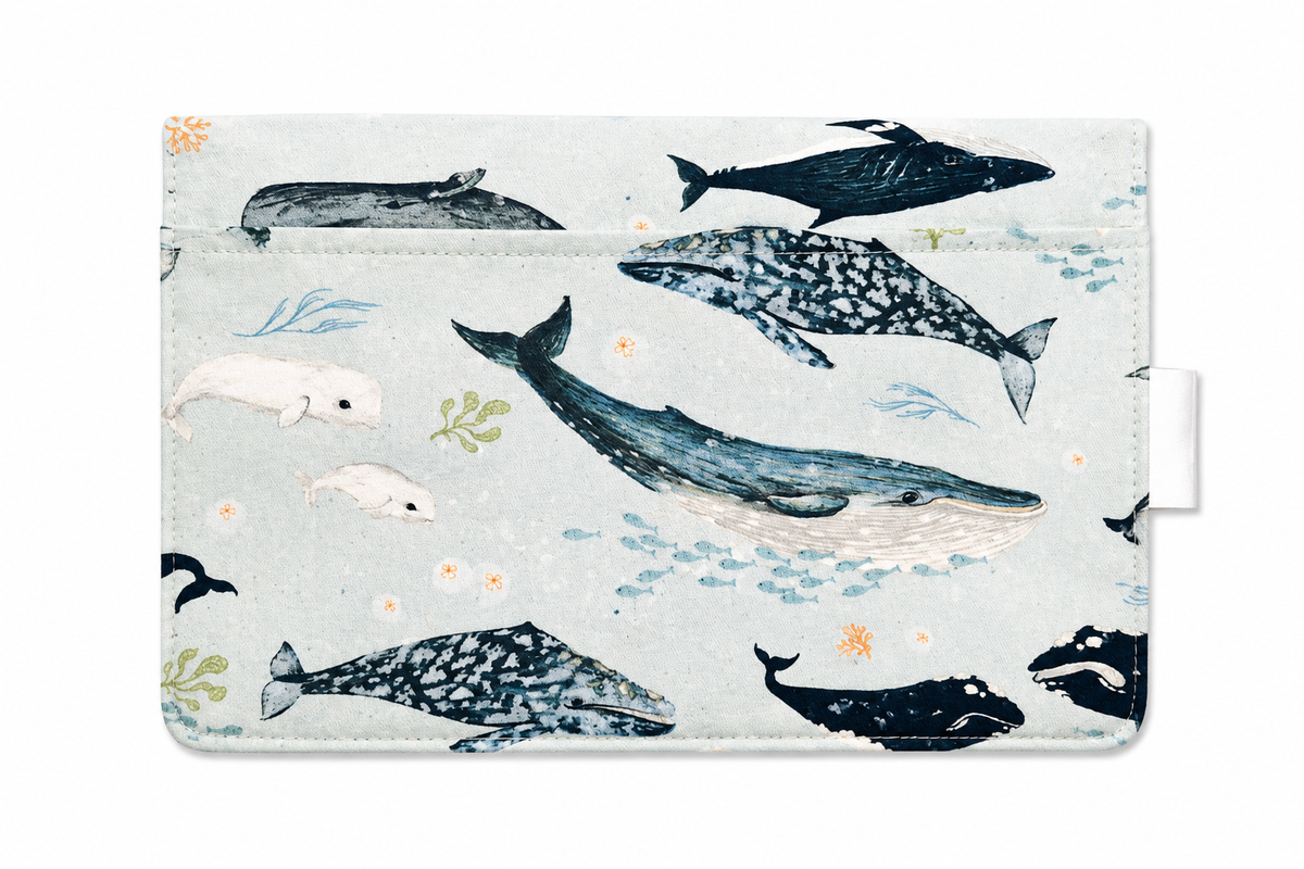 Whales Nappy Clutch