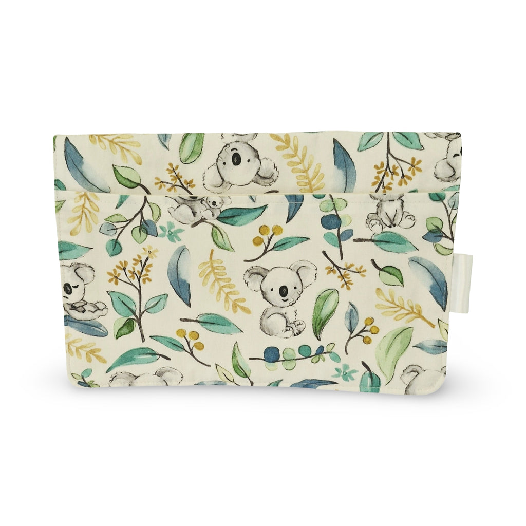 White Baby Koala Nappy Clutch