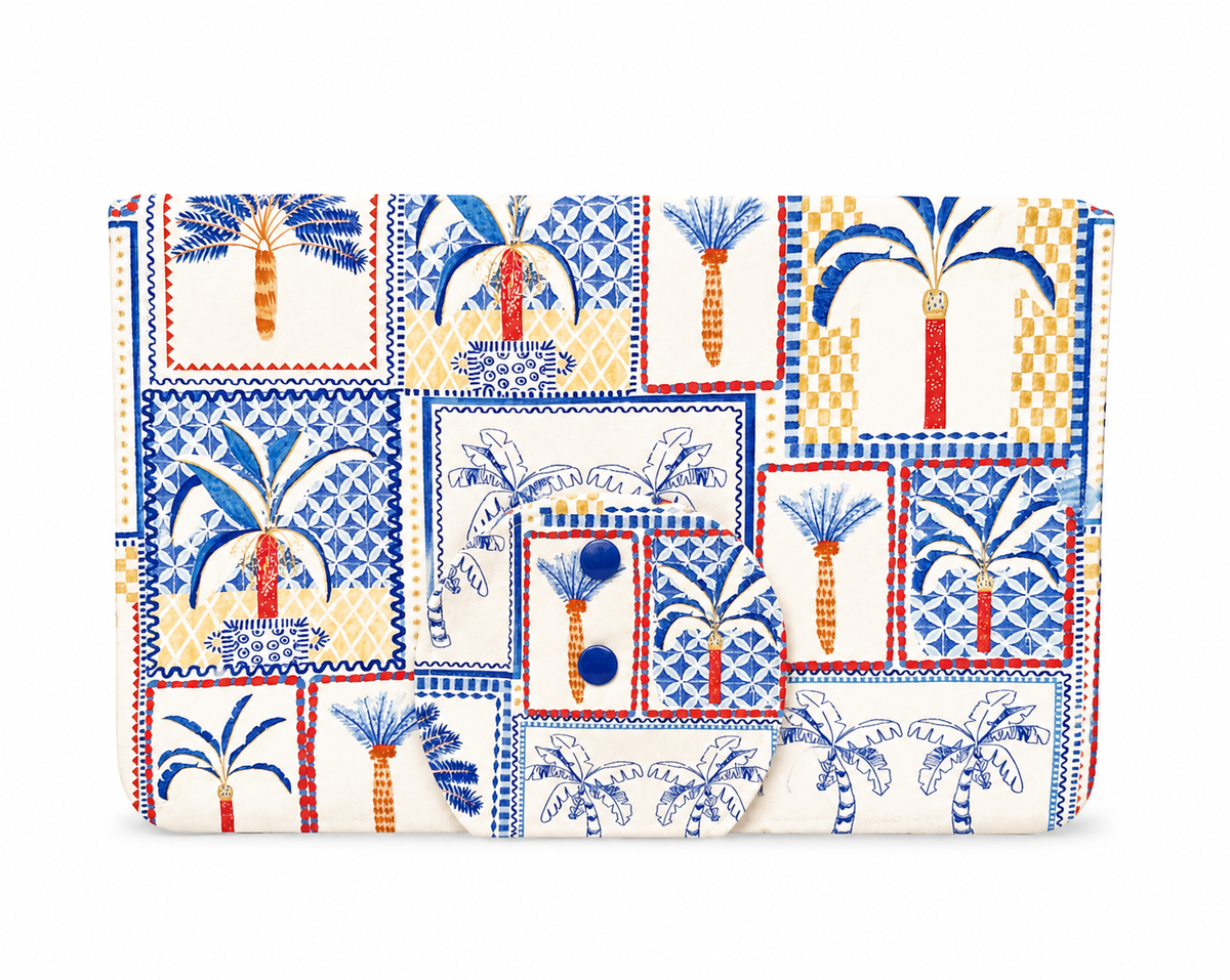 Under The Palms Nappy Clutch