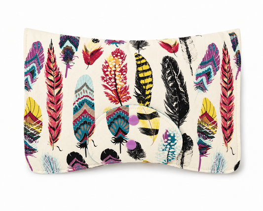 Feathers Nappy Clutch