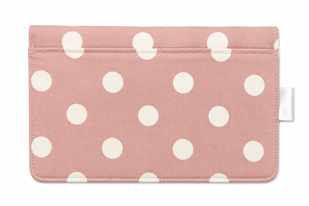 Baby Pink Polka Dot Nappy Clutch