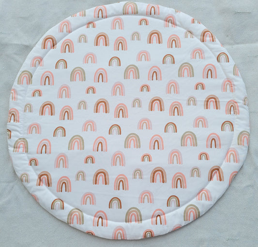 Handmade Pastal Rainbow playmat
