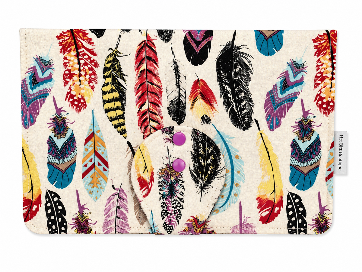 Feathers Nappy Clutch