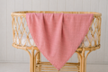 Organic Cotton Muslin Swaddle - Dusty Pink